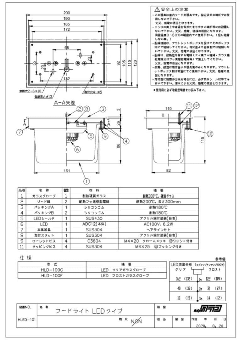LEDシーリングライト HLED-101