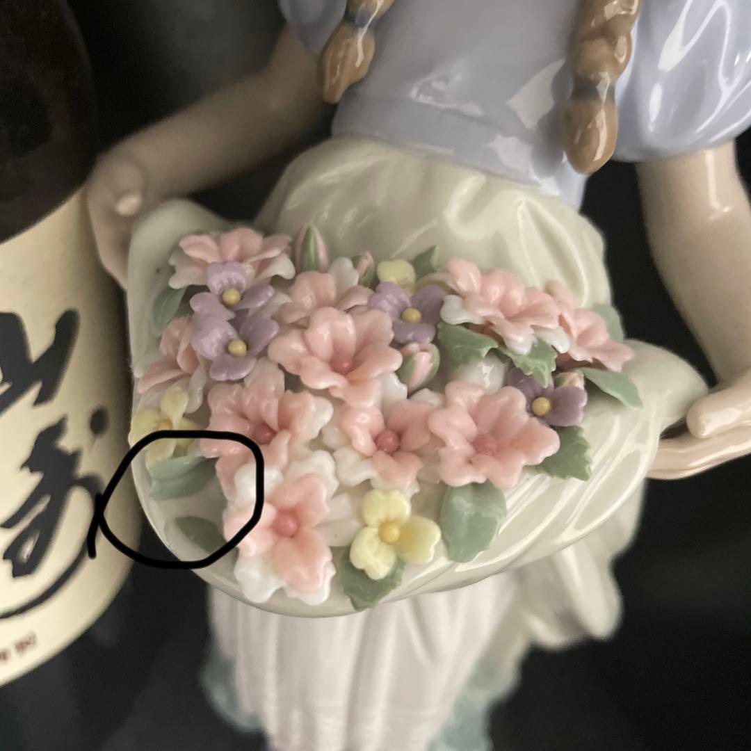 リヤドロ たくさん摘めたよ 少女 01006756