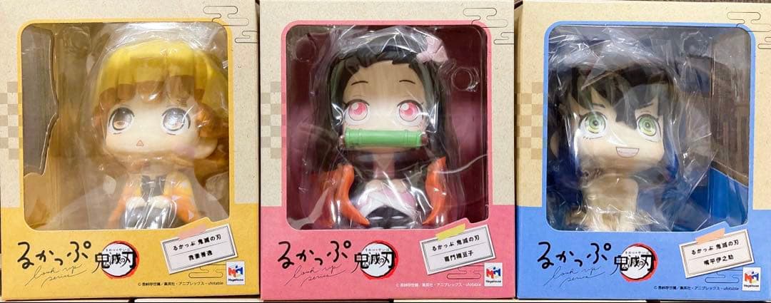 新品　未開封　鬼滅の刃 るかっぷ　全17種　見上げる見守るフィギュアシリーズ