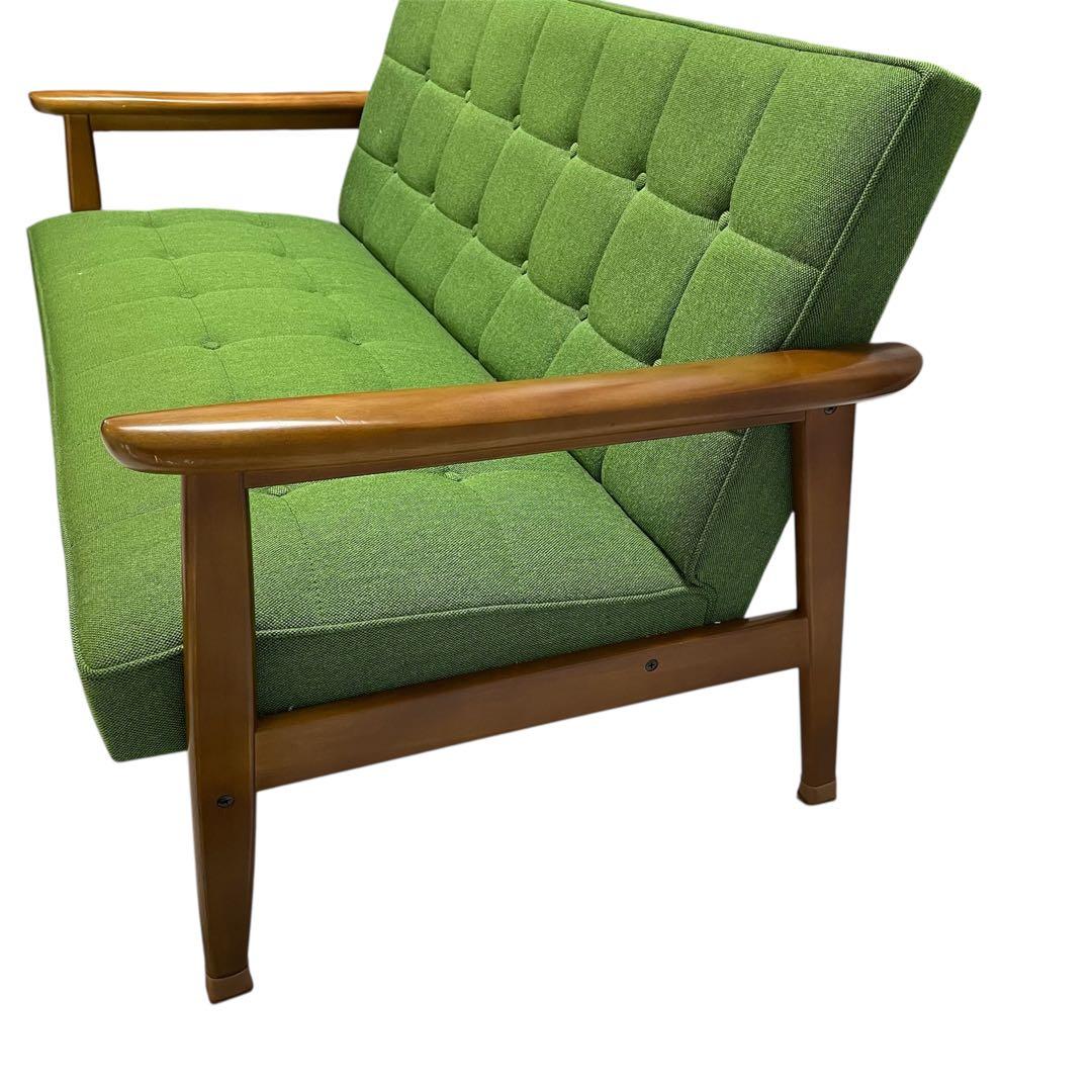 カリモク60 Kチェア 2シーター タープグリーンkarimoku60 ソファ