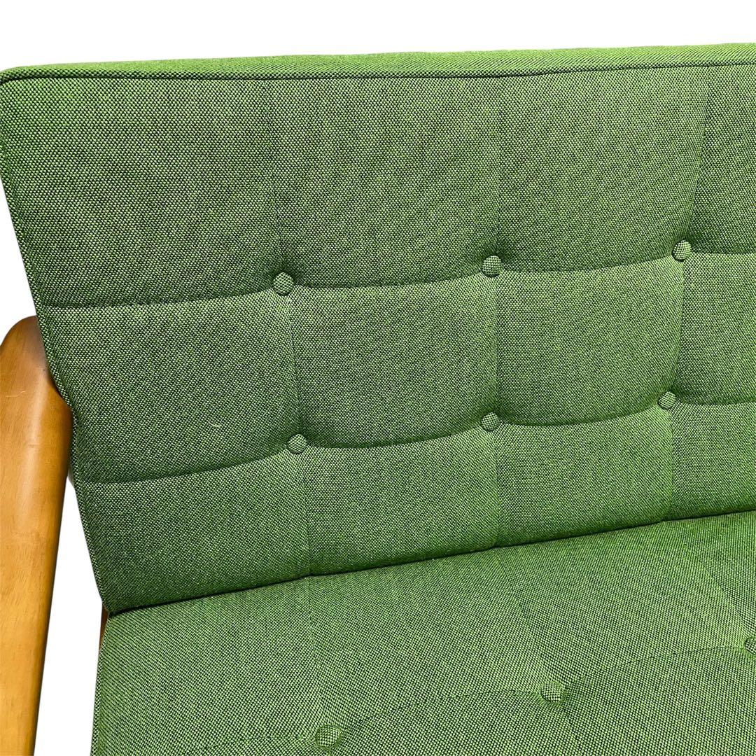 カリモク60 Kチェア 2シーター タープグリーンkarimoku60 ソファ