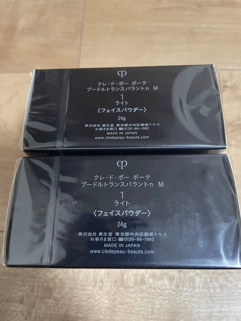 資生堂クレ・ド・ポーボーテ プードルトランスパラントｎ Ｍ 1 ライト 2個