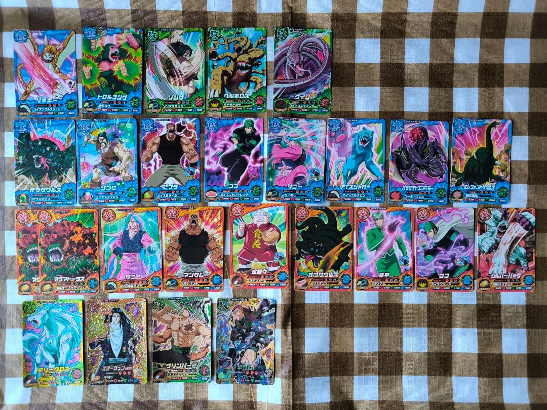 ⭕️美品当時品⭕ トリコ 爆狩ジャングルメ データカードダス セット