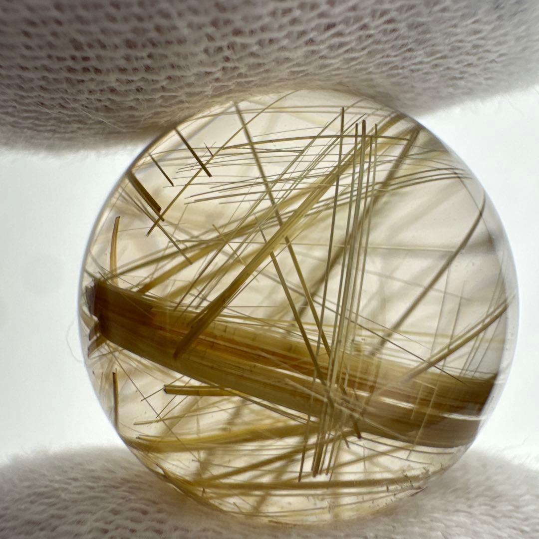 M-3 タイチンルチル丸玉　19.5mm