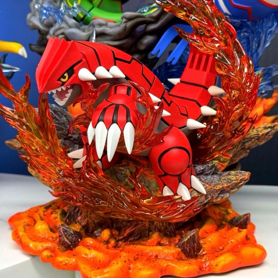 35cm ポケモン レックウザ グラードン カイオーガ フィギュア - メルカリ