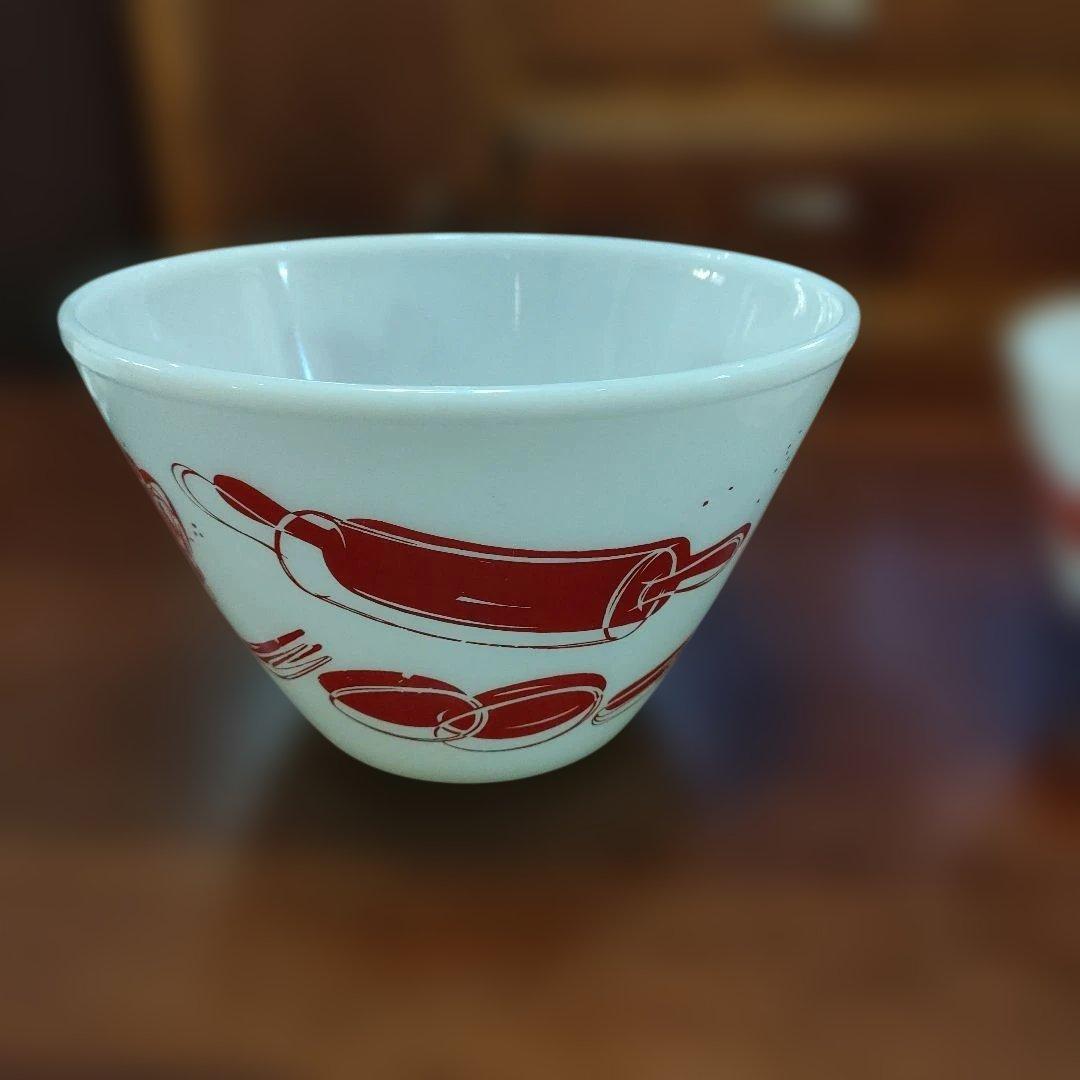 fire king ファイヤーキング　キッチンエイドボウル　M.L