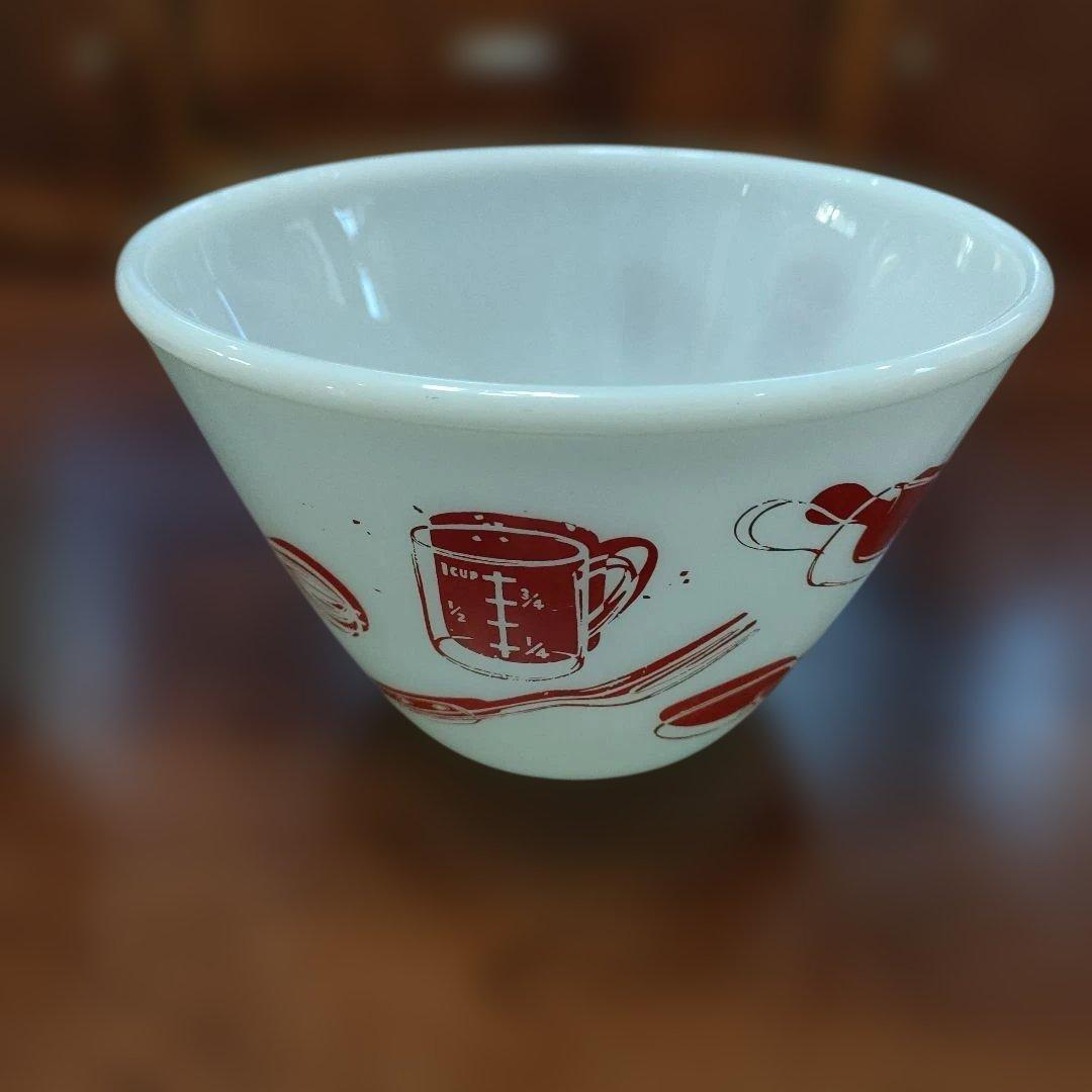 fire king ファイヤーキング　キッチンエイドボウル　M.L