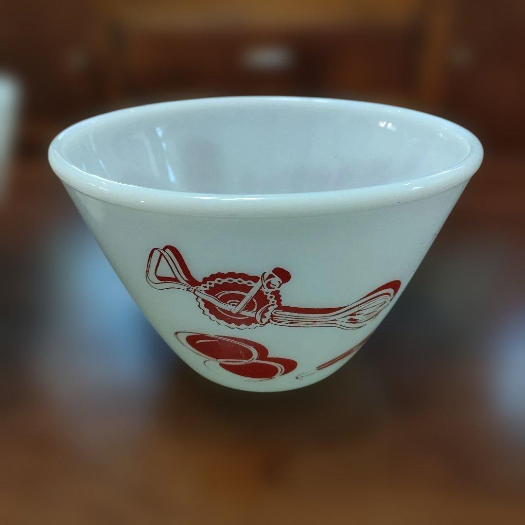 fire king ファイヤーキング　キッチンエイドボウル　M.L