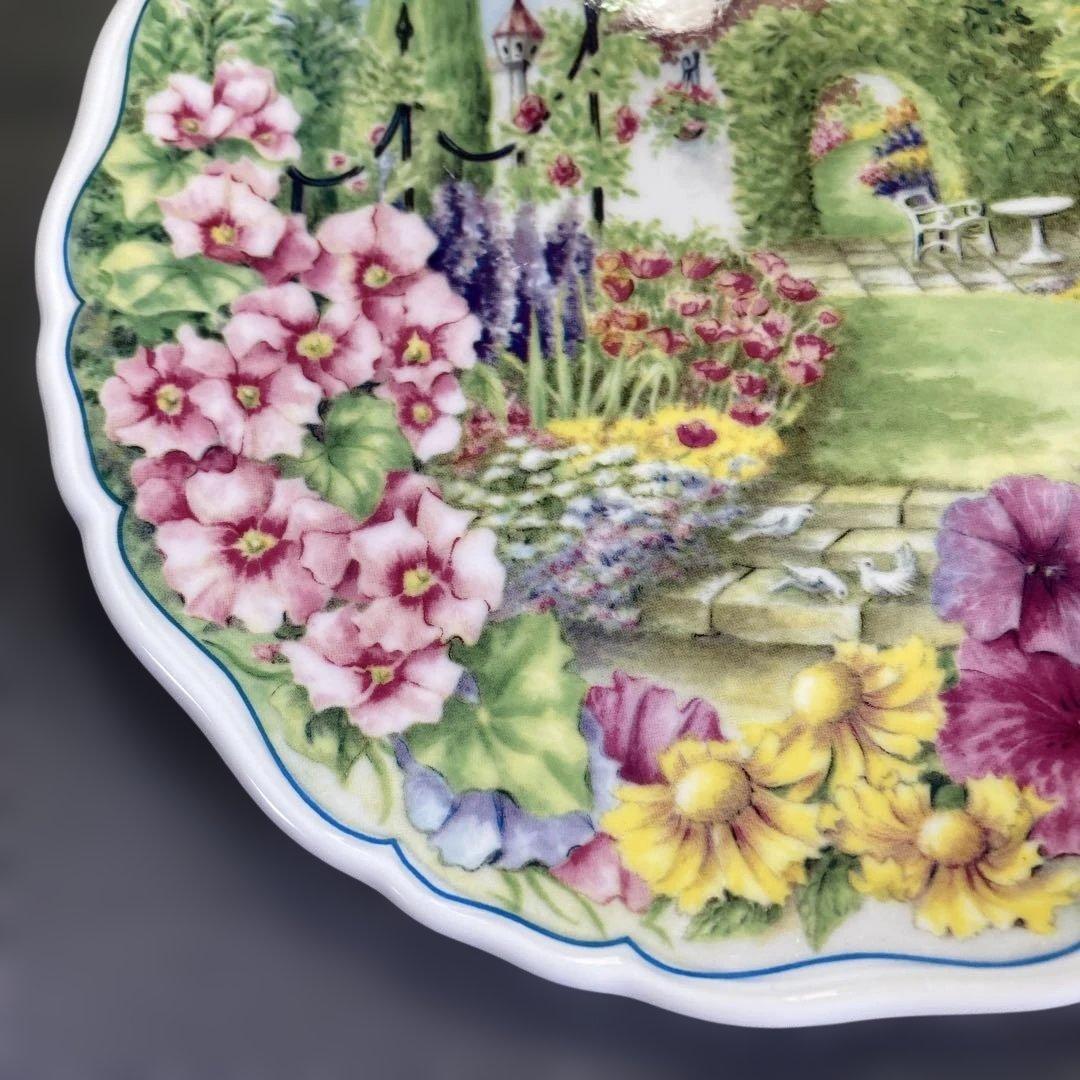 シークレットガーデン　プレート　　装飾品　壁掛　飾り皿　花　秘密の花園