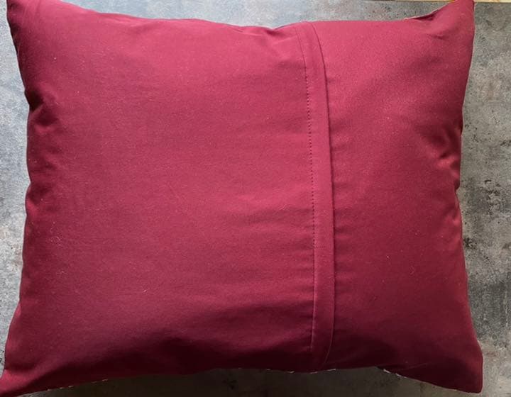 ウズベキスタン製 シルク スザニ刺繍 クッションカバー 58×50 SZN721