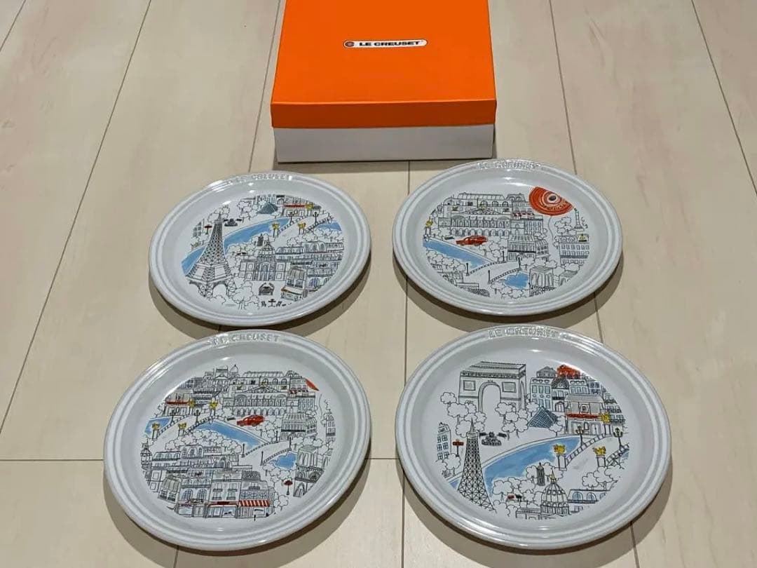 ル・クルーゼ プレート4枚セット パリシリーズ 新品未使用 - メルカリ