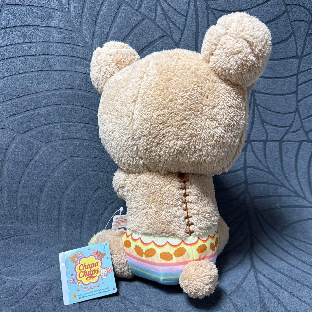リラックマ × チュッパチャプス ぬいぐるみ XL35cm - メルカリ