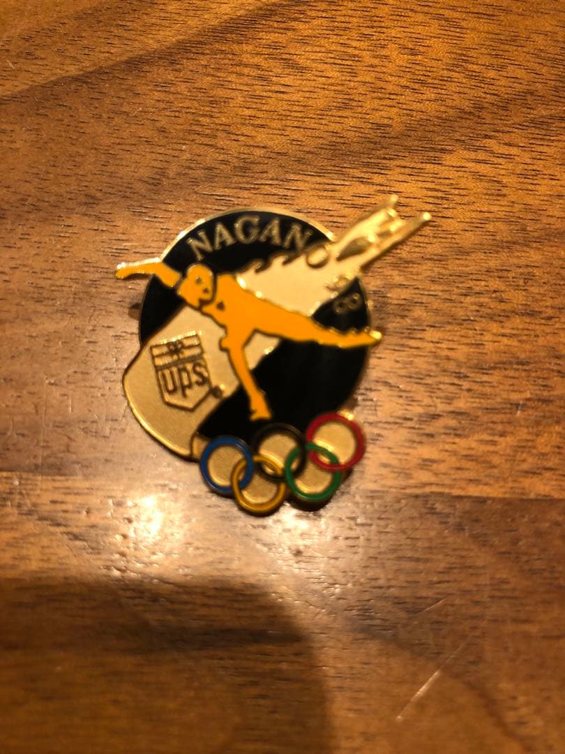 NAGANOオリンピック スケート選手 UPS社ピンバッジ NAGANOオリンピック スケート選手 UPS社ピンバッジ - メルカリ