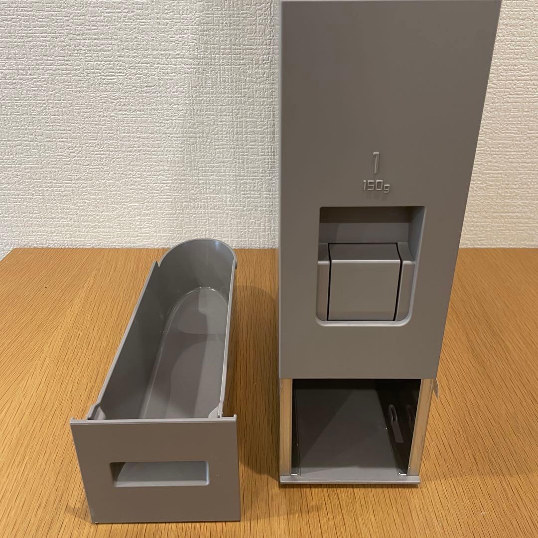 【美品】エムケー精米 12キロ ステンレス製スリム米びつ RCY-12S