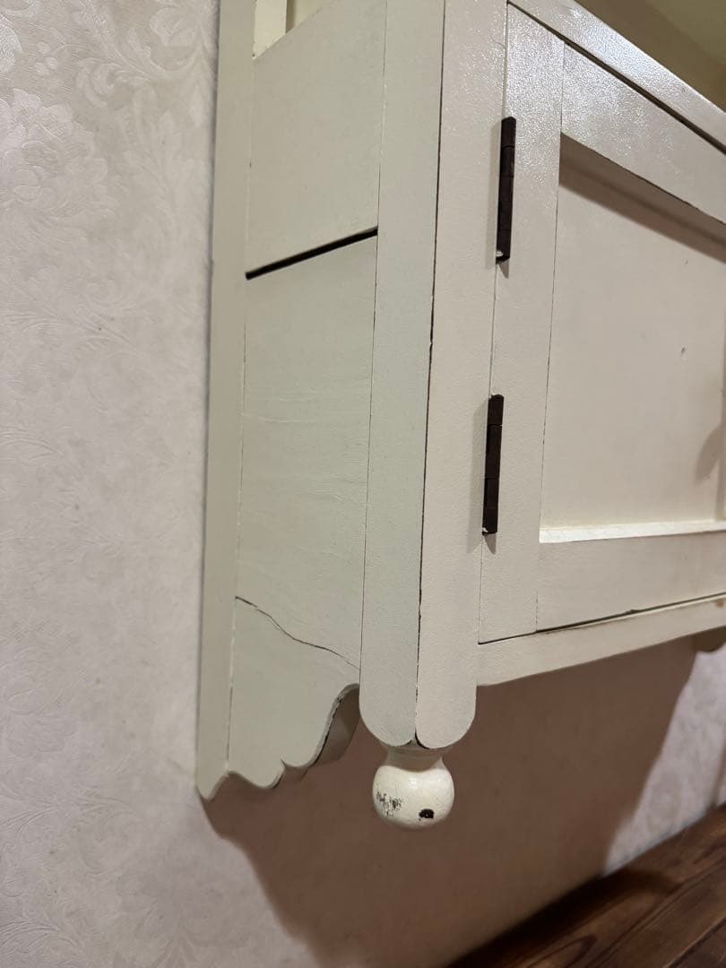 古家具 ♡ シェルフ ♡ クリーム色