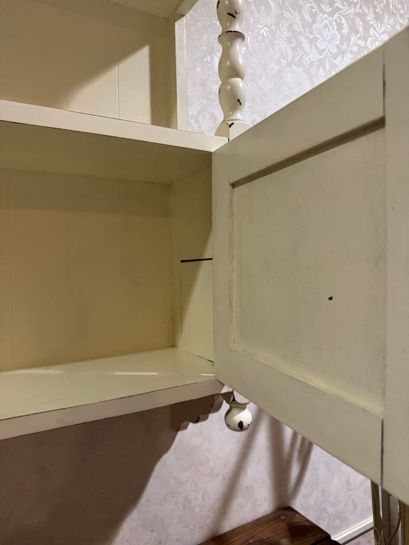 古家具 ♡ シェルフ ♡ クリーム色