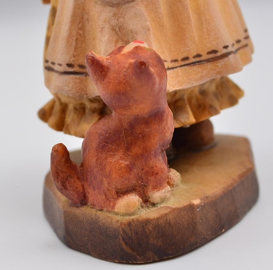 白昼夢 アンリ ANRI サラケイ 木彫人形 イタリア 高さ10.5cm 限定品