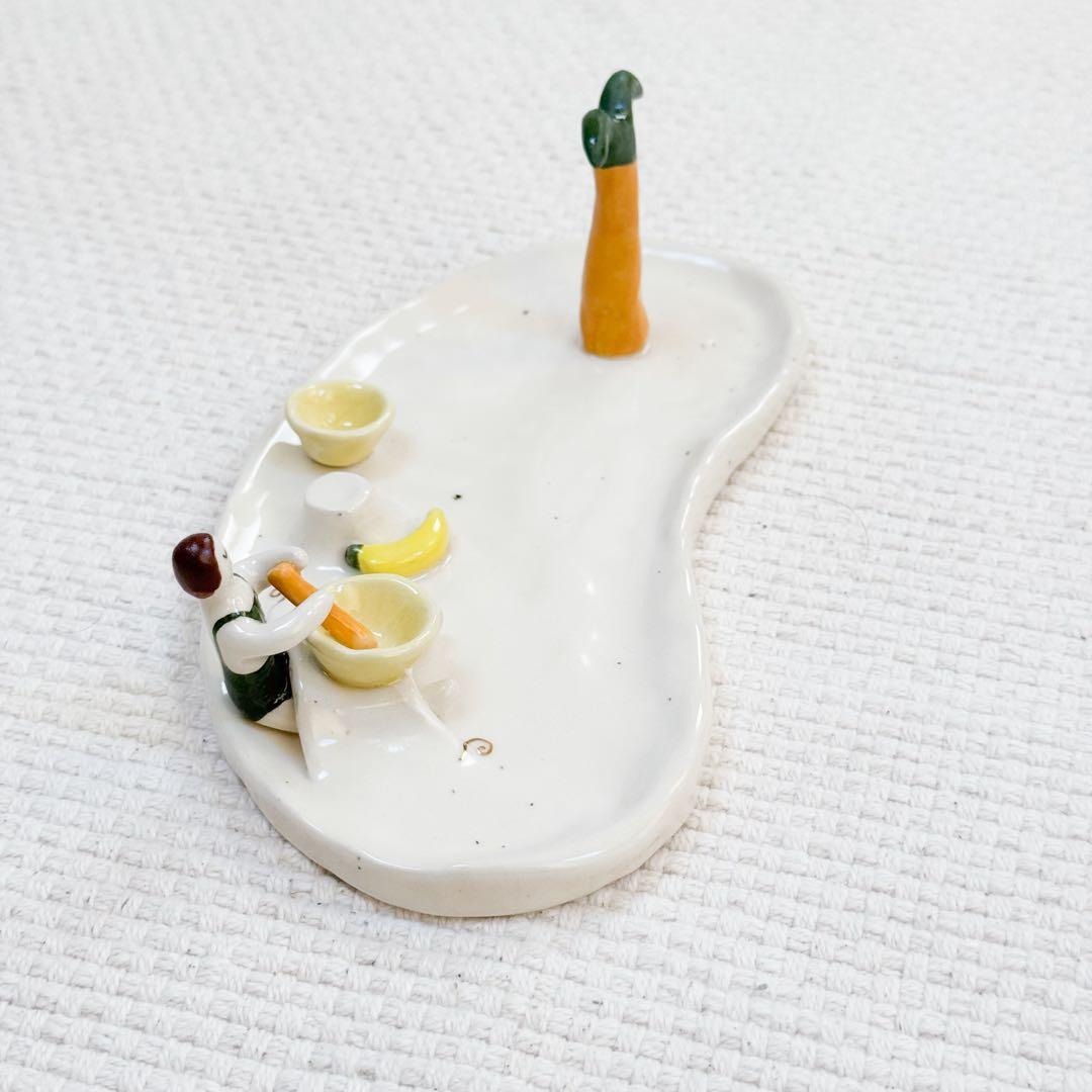 Feves フェーブス 陶器 プレート セラミックアート Life's 購入