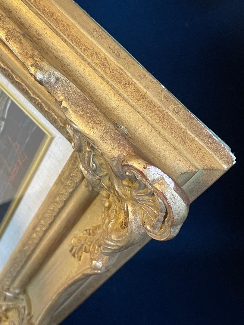 「真作」竹内敏彦『写真機』 静物画　油彩画　額装　サイン有り　F6号