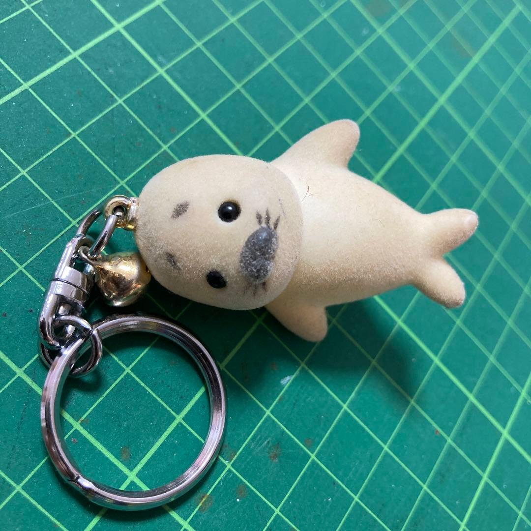 レトロ ゴマちゃん あざらしキーホルダー 少年アシベ 持ち主募集中