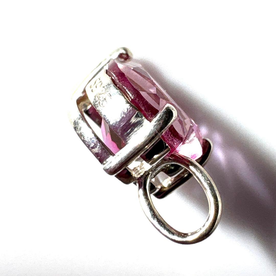 宝石質　ハート　ピンクトパーズ　ペンダントトップ