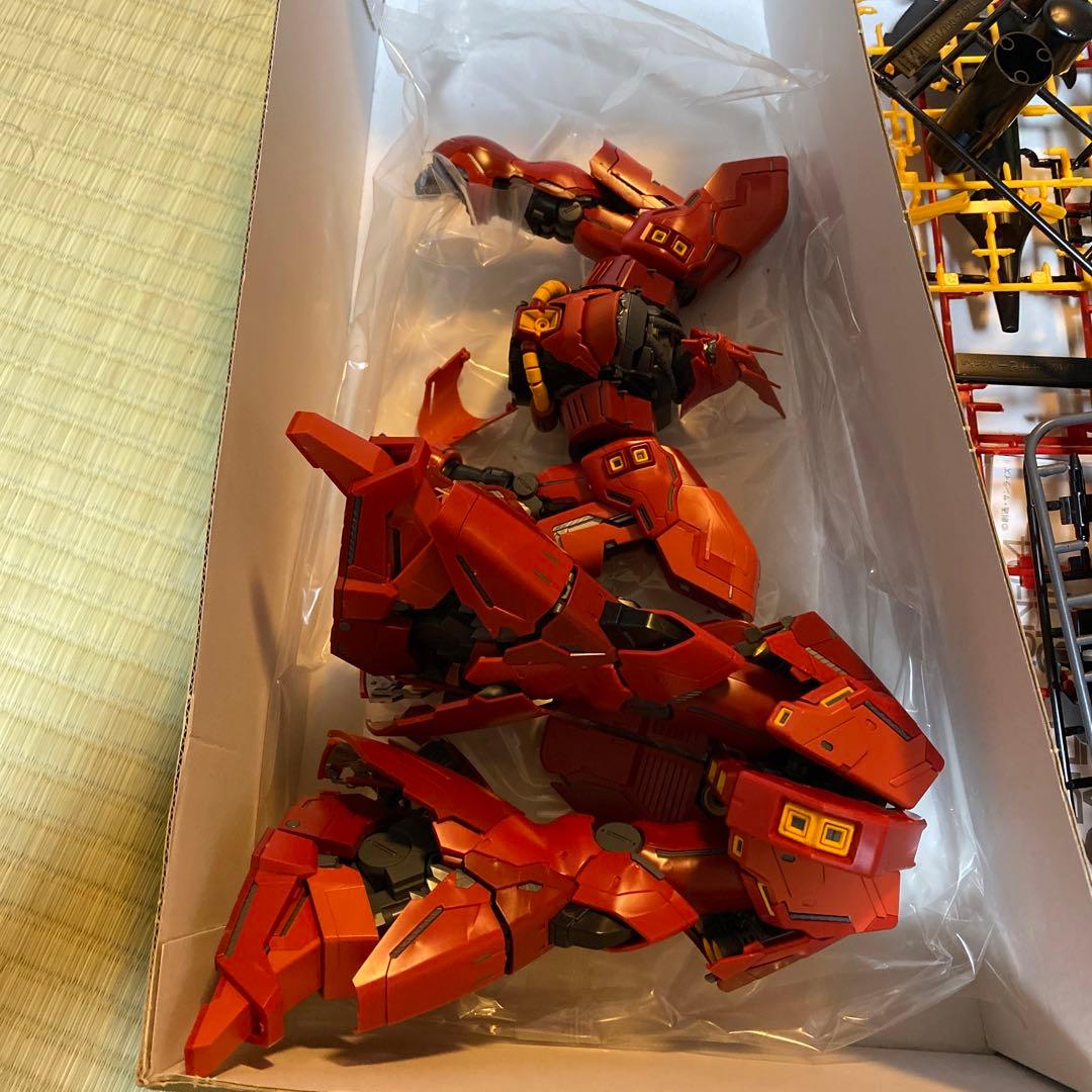 ガンプラ MGサザビー ver.Ka 組立途中ジャンク品 LEDユニット付き