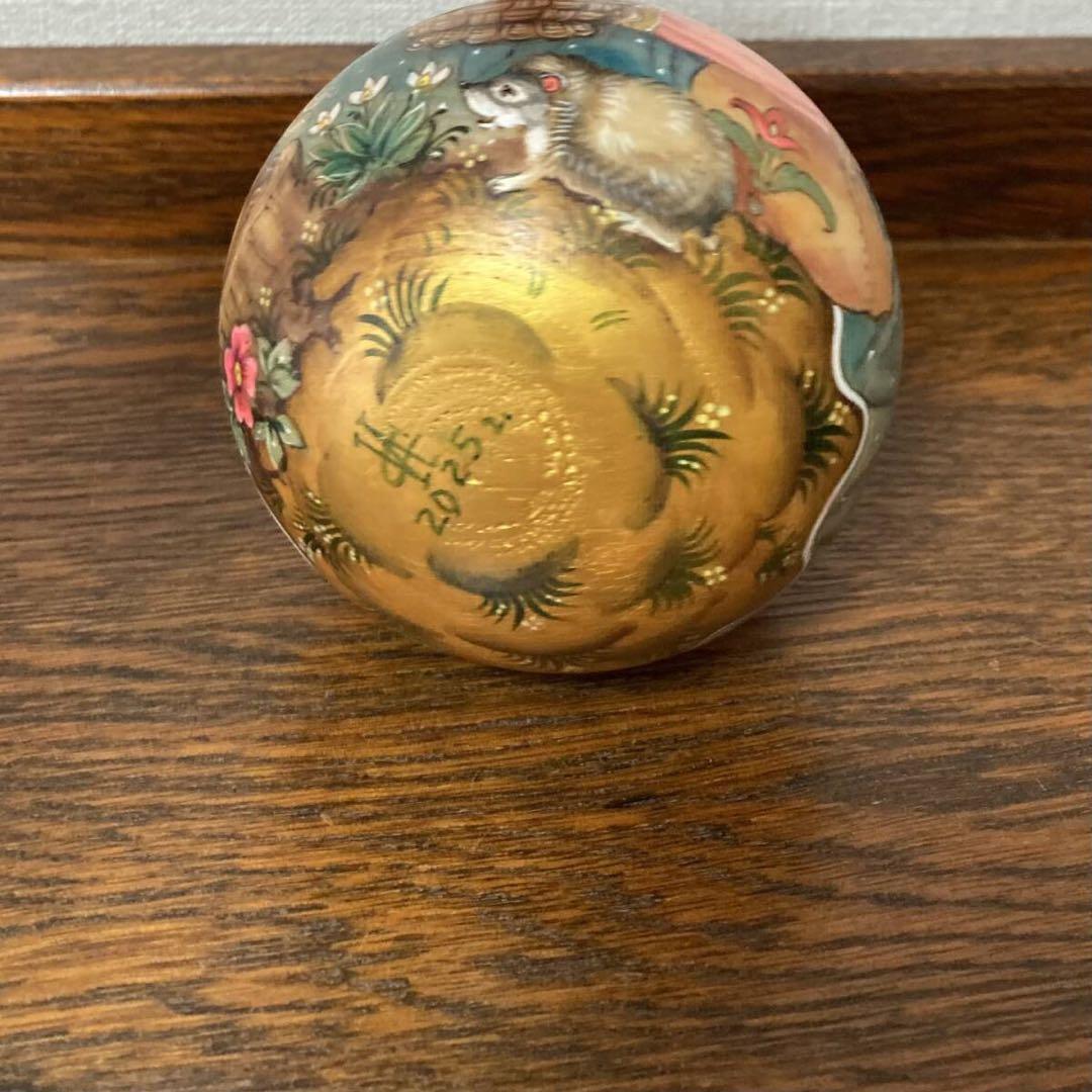 ロシア雑貨☆お起き上がりこぼし♪『チューリップと女の子』イリーナ作マトリョーシカ