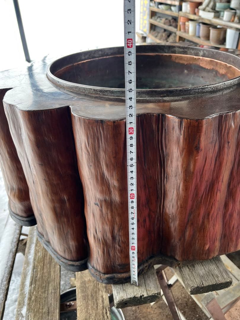 火鉢、くりぬき火鉢、超特大切り株火鉢、直径60センチ、囲炉裏、座卓、テーブル、