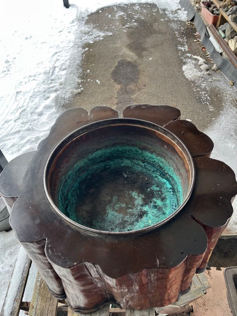 火鉢、くりぬき火鉢、超特大切り株火鉢、直径60センチ、囲炉裏、座卓、テーブル、