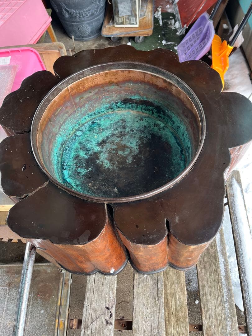 火鉢、くりぬき火鉢、超特大切り株火鉢、直径60センチ、囲炉裏、座卓、テーブル、