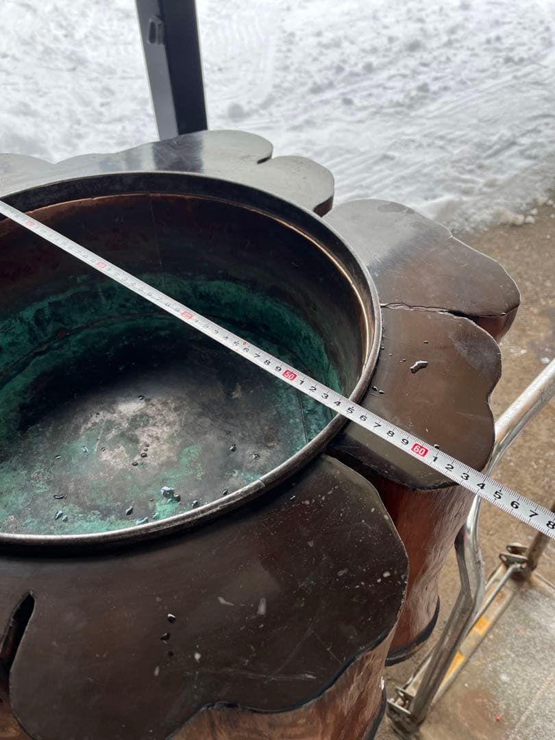 火鉢、くりぬき火鉢、超特大切り株火鉢、直径60センチ、囲炉裏、座卓、テーブル、