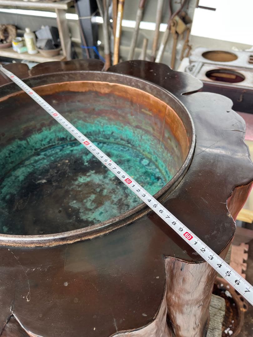 火鉢、くりぬき火鉢、超特大切り株火鉢、直径60センチ、囲炉裏、座卓、テーブル、