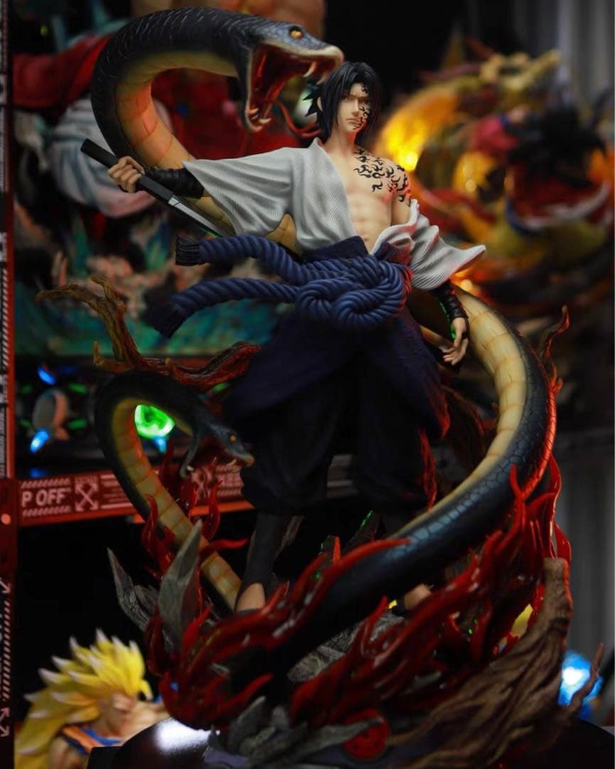 サスケ 原色蛇 ナルト NARUTO フィギュア ガレージキット - メルカリ