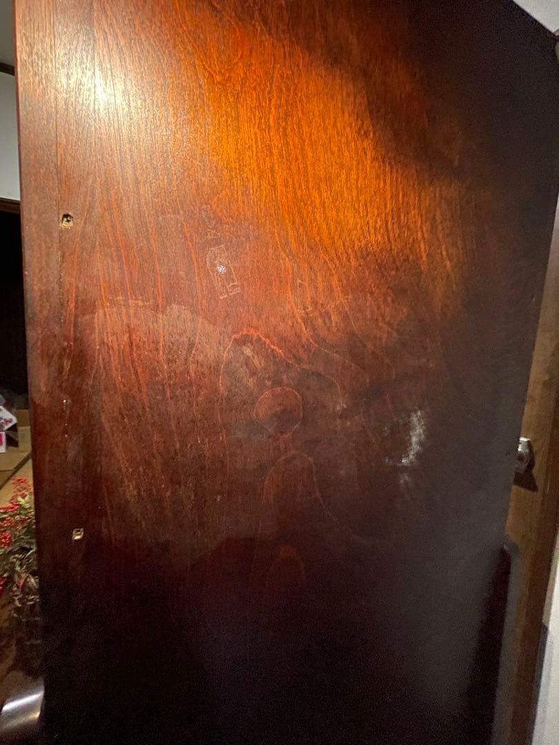 送料無料 北海道民藝家具 姿見 スタンドミラー 全身鏡 アンティーク