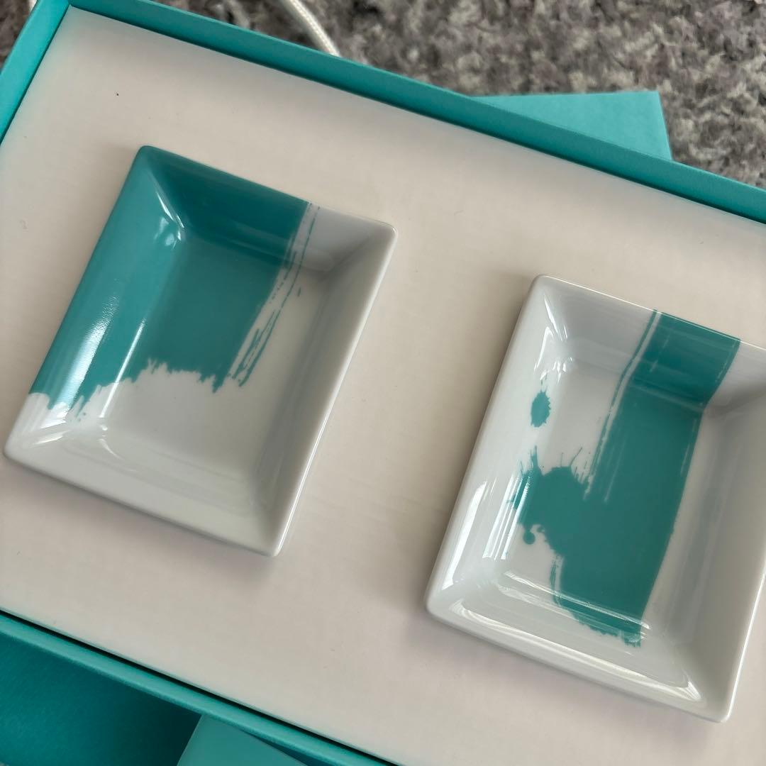 Tiffany & Co. 陶器製小皿 2枚セット