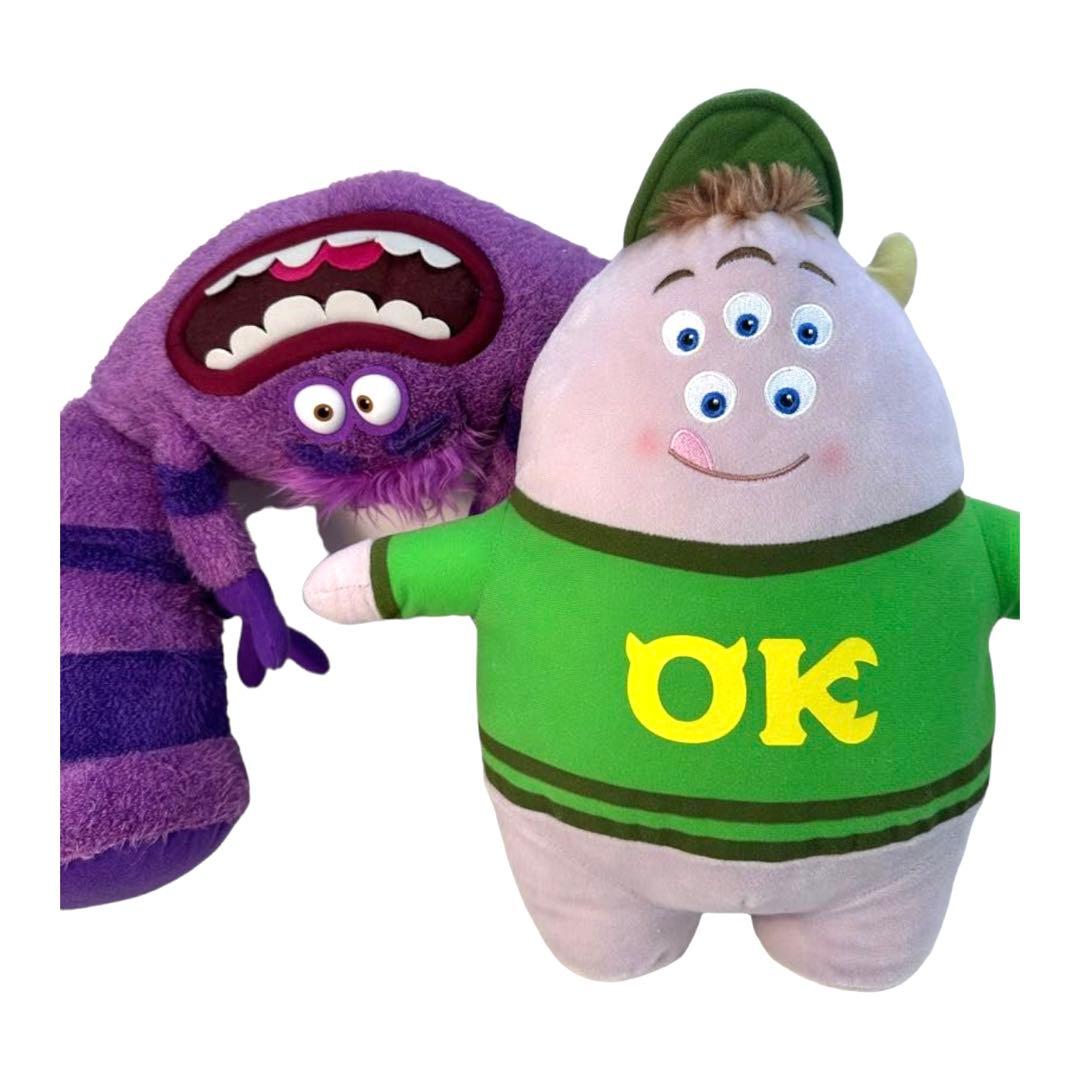 モンスターズユニバーシティ スクイーシー&ママ アート ぬいぐるみ