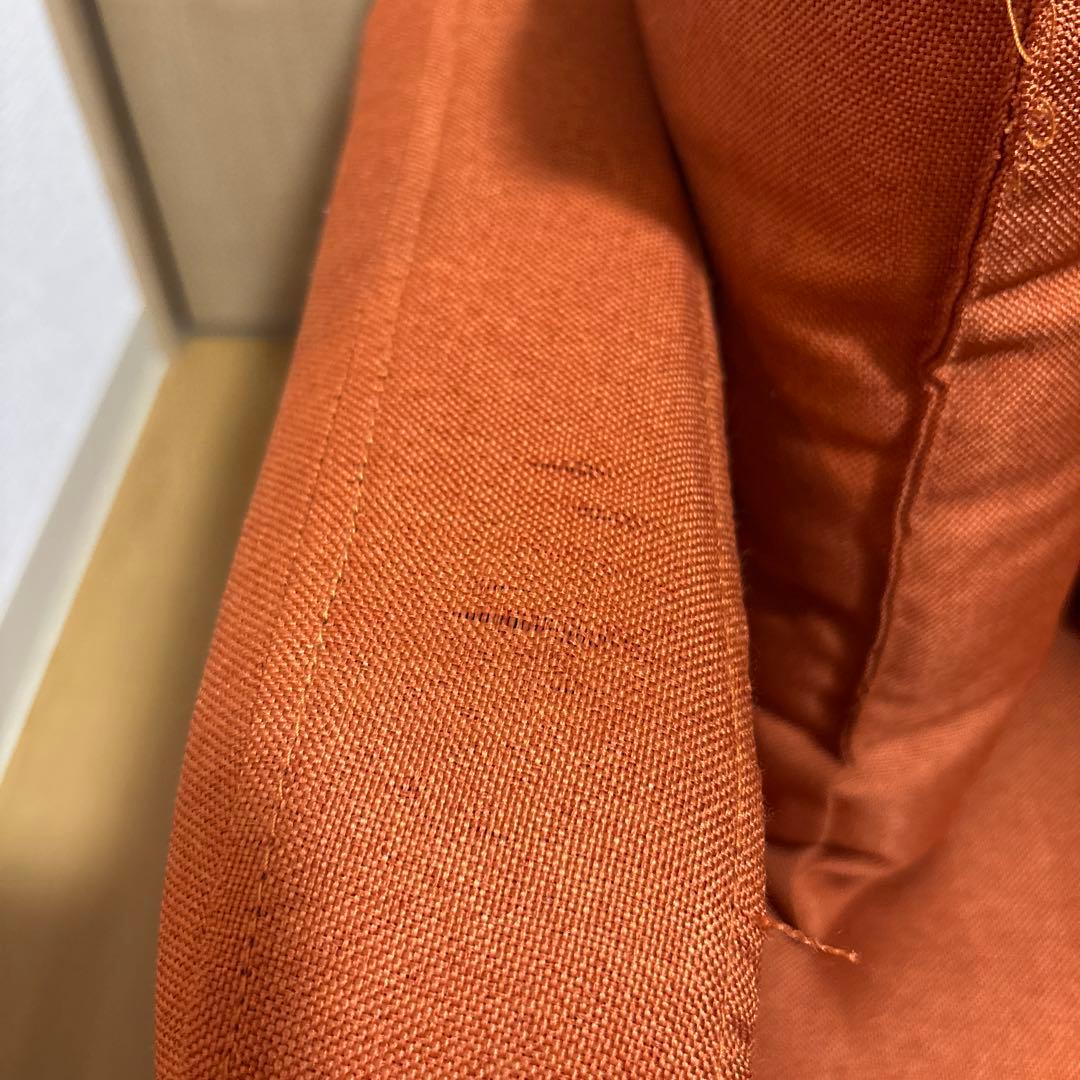 ソファベッド　オレンジ