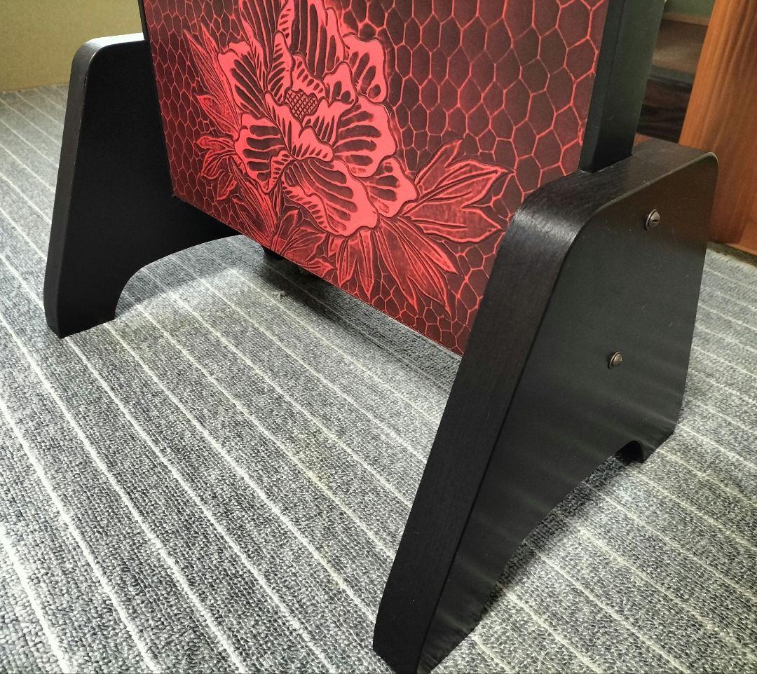 鎌倉彫　姿見　スタンドミラー