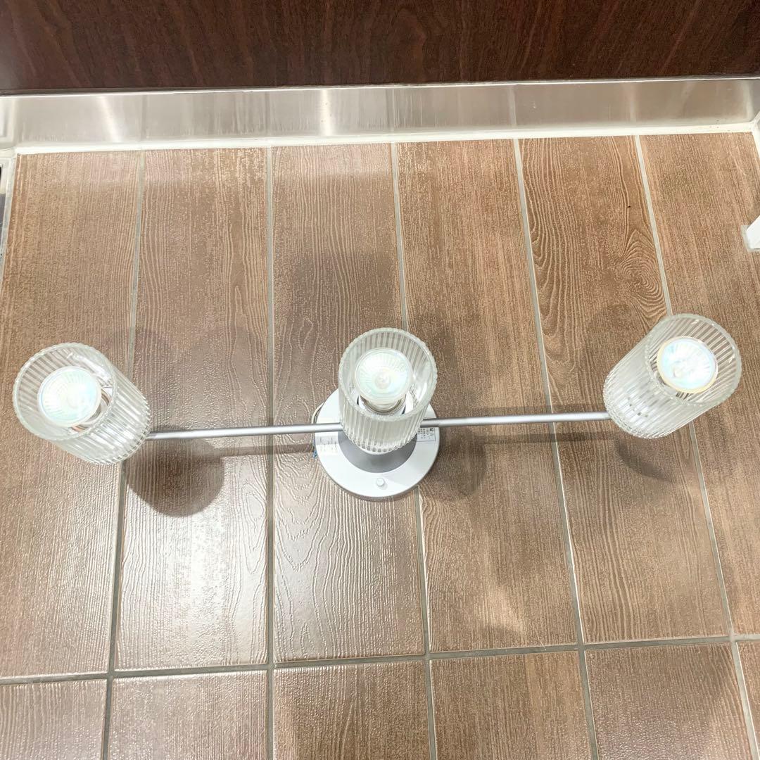 ヤマギワ 3灯 スポット ライト 天井照明 ペンダント ライト ガラス ランプ