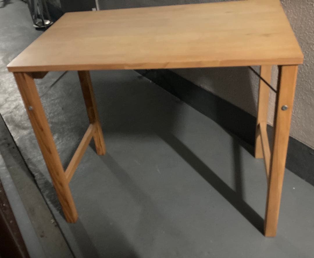 パイン材 折りたたみ　MUJI 無印良品 机 折り畳みテーブル