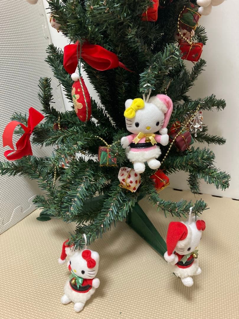 平成サンリオ ハローキティクリスマスツリー！激レアビンテージ、y2k 平成キティ