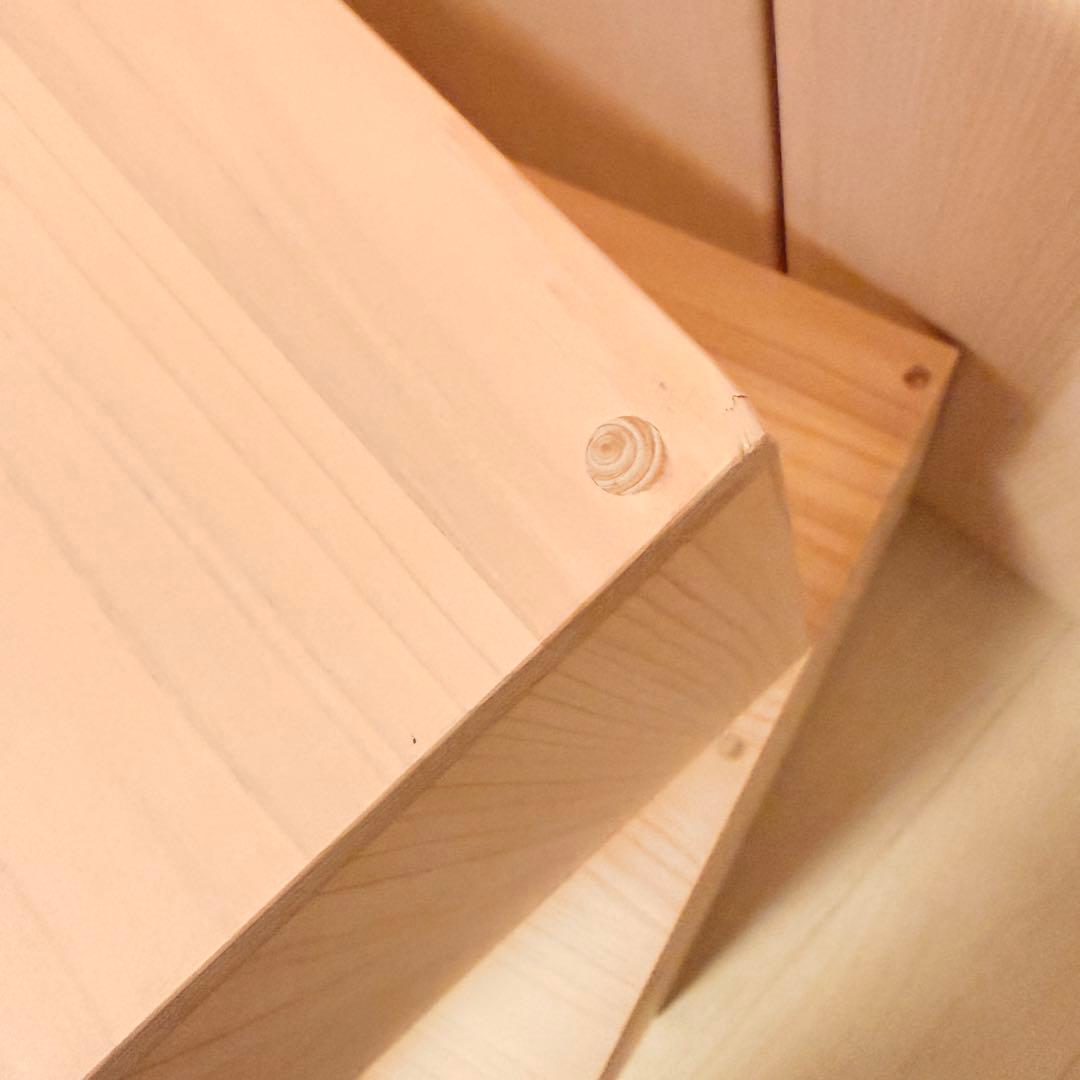 アワーホーム　OUR 国産ひのきのオープンボックス ワイド