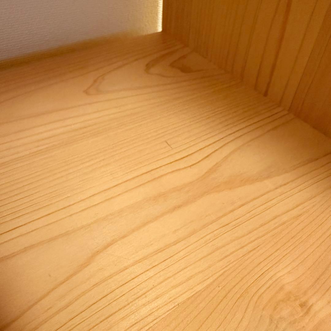 アワーホーム　OUR 国産ひのきのオープンボックス ワイド