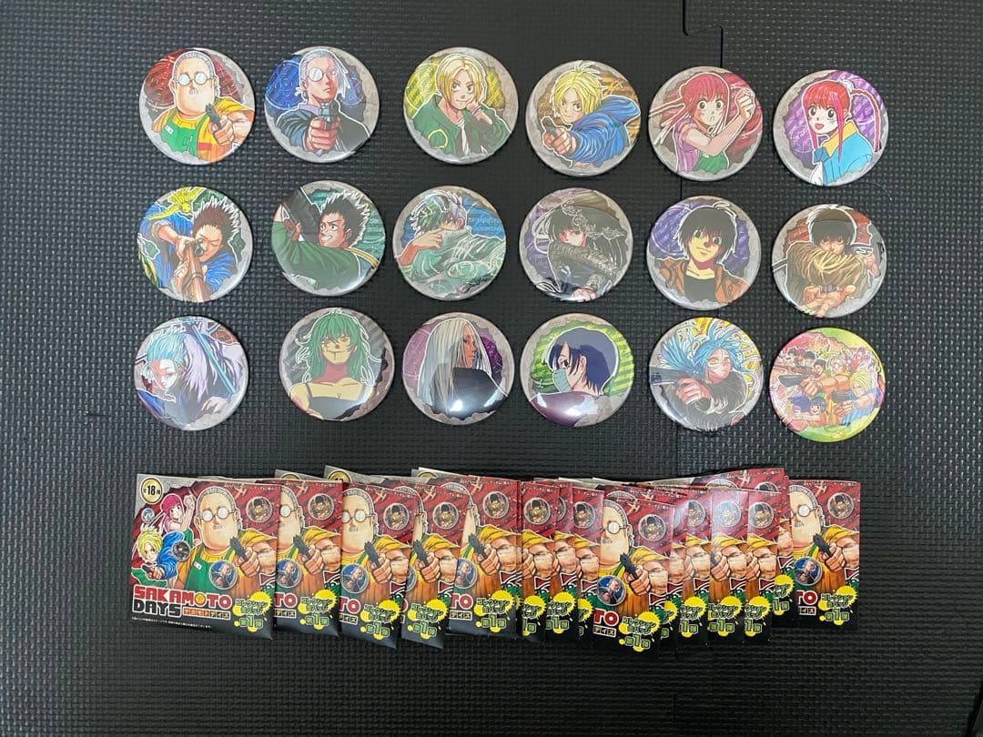 全18種】サカモトデイズ コレクション缶バッジ 第1弾 ジャンプショップ