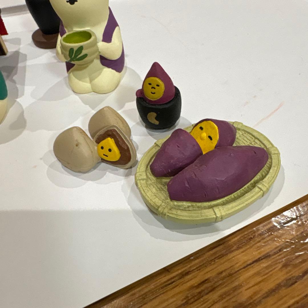 コンコンブル　秋のお月見、ハロウィン置物セット