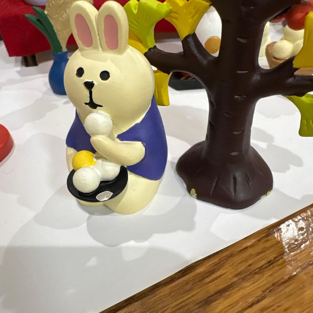 コンコンブル　秋のお月見、ハロウィン置物セット