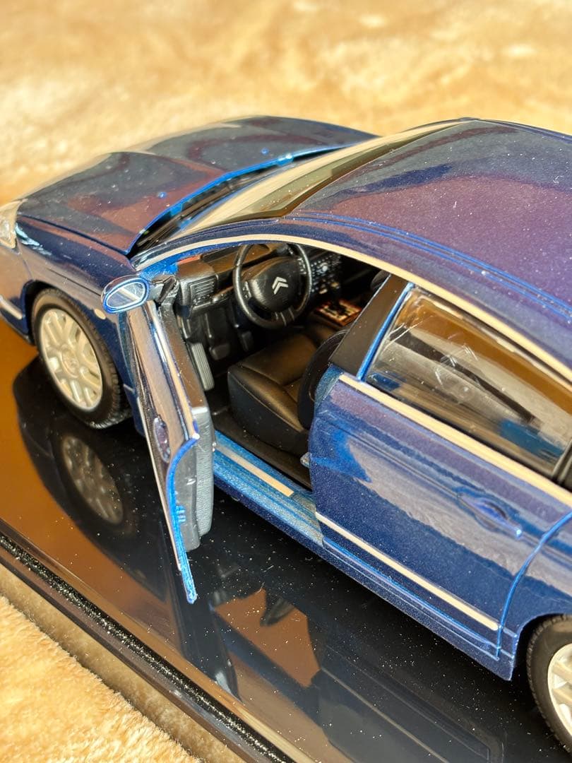 シトロエン C6 1/18 ミニカー 青 - メルカリ