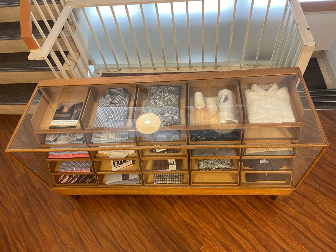 貴重 30年代 アンティーク シャツ 什器   英国 引取り限定