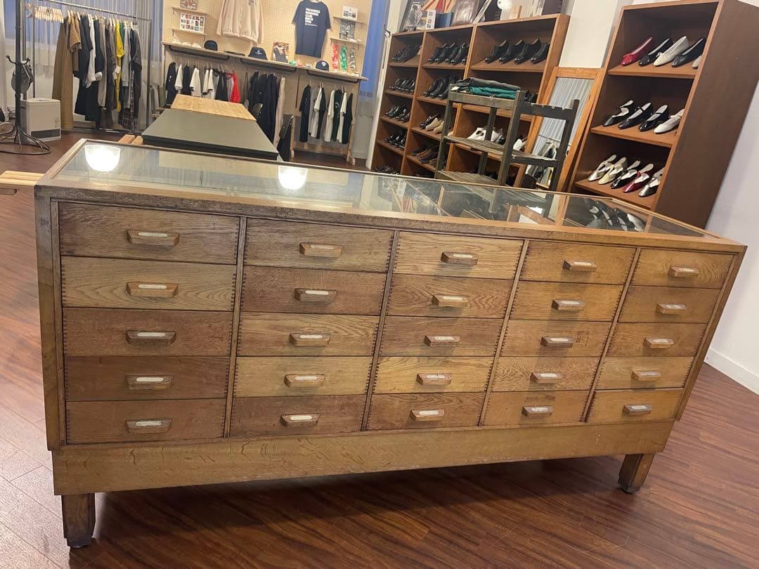 貴重 30年代 アンティーク シャツ 什器   英国 引取り限定