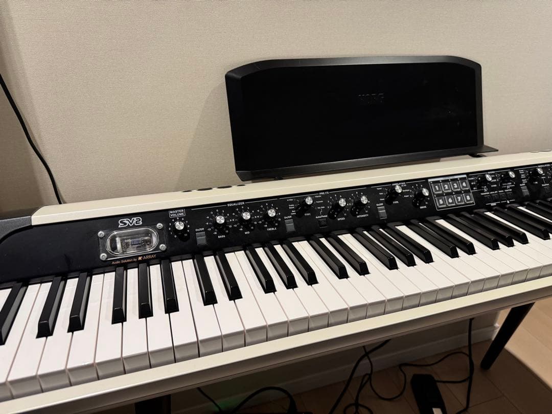 KORG SV-2S 88鍵 説明書・元箱付　ローズ